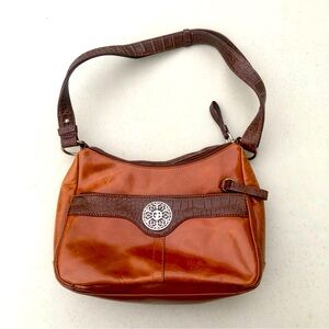 GIANI BERNINI Shoulder Bag Purse Y2K Briwn Vintage